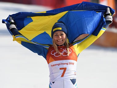 Winter Olympics 2018: Frida Hansdotter breaks jinx to win slalom gold; Mikaela Shiffrin misses out on medal