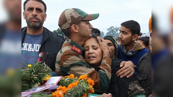 Jammu attack: Wreath-laying ceremony held for army personnel killed in Sunjuwan encounter