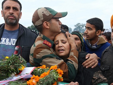 Jammu attack: Wreath-laying ceremony held for army personnel killed in Sunjuwan encounter Jammu attack: Wreath-laying ceremony held for army personnel killed in Sunjuwan encounter