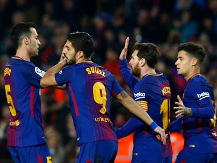 La Liga: Luis Suarez nets hat-trick in Barcelona's thrashing of Girona; Cristiano Ronaldo brace helps Real Madrid win