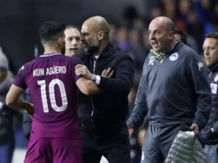 FA Cup: Manchester City striker Sergio Aguero escapes punishment as Wigan probe crowd trouble FA Cup: Manchester City striker Sergio Aguero escapes punishment as Wigan probe crowd trouble