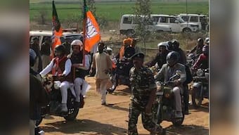 Amit Shah's Jind bike rally as it happened: BJP chief says party will form governments in two more states