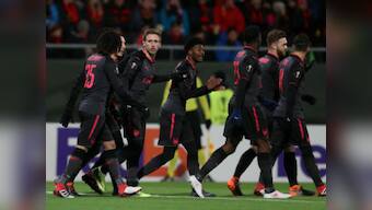 Europa League: Arsenal stroll past Swedish minnows Ostersunds; Michy Batshuayi rescues Borussia Dortmund in first leg
