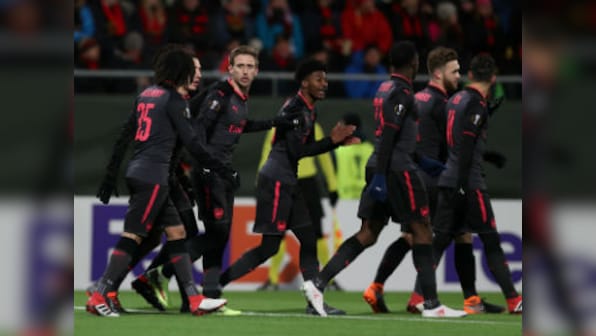 Europa League: Arsenal stroll past Swedish minnows Ostersunds; Michy Batshuayi rescues Borussia Dortmund in first leg