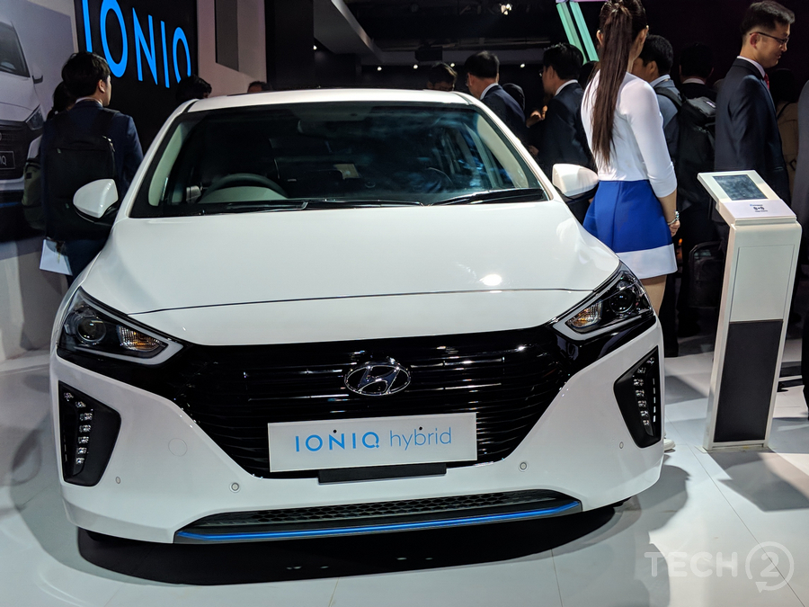 Auto Expo 2018: Here is what the Hyundai Ioniq hybrid looks like in the real world Auto Expo 2018: Here is what the Hyundai Ioniq hybrid looks like in the real world