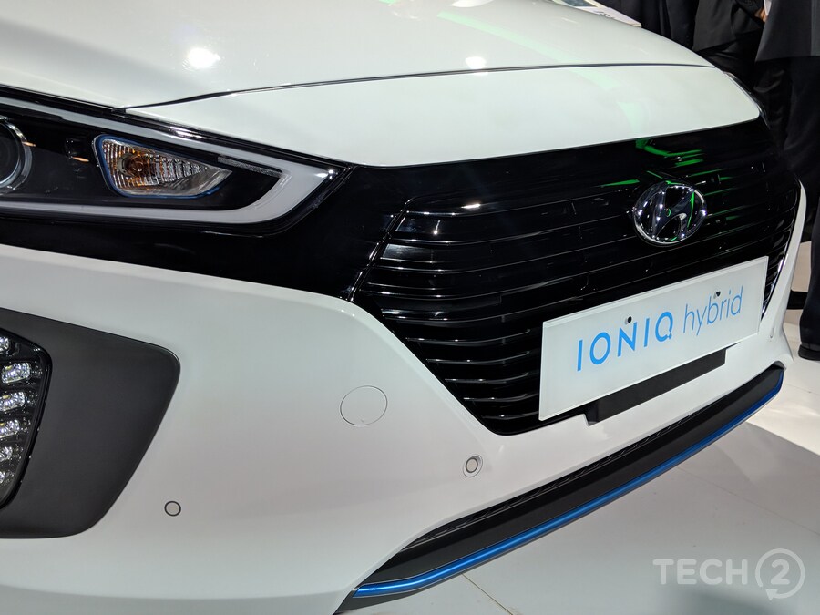 All three versions were available at Hyundai's 'Eco-Friendly Zone' which would be one of the carmaker's nine zones on display. Image: tech2/Ankit Vengurlekar All three versions were available at Hyundai's 'Eco-Friendly Zone' which would be one of the carmaker's nine zones on display. Image: tech2/Ankit Vengurlekar