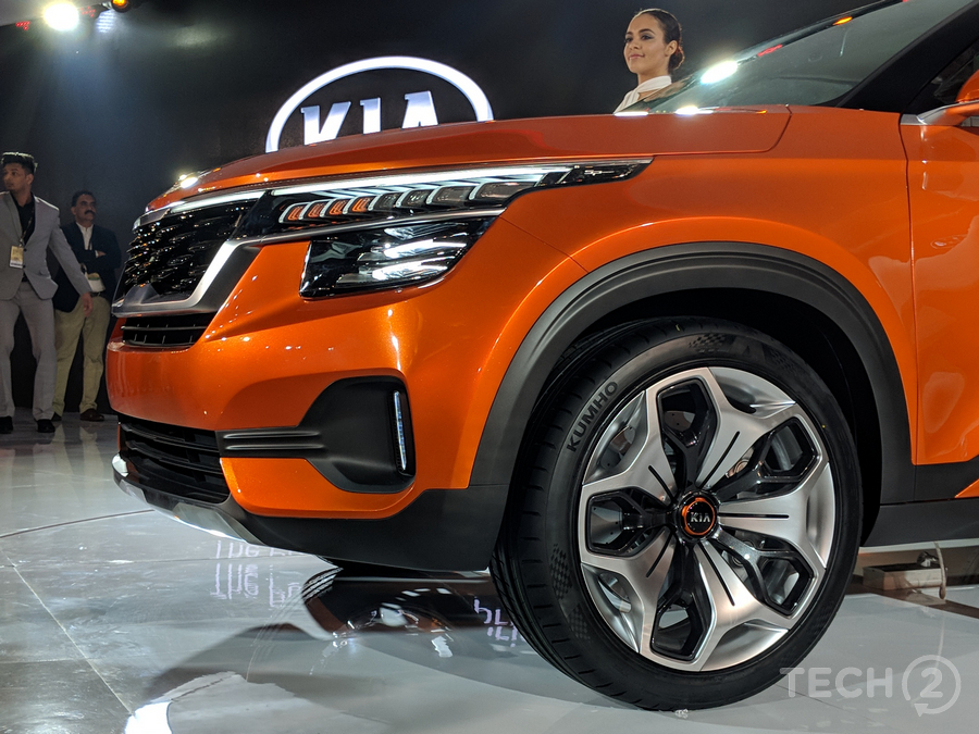 Auto Expo 2018: Here is the Kia SP Concept SUV in all its glory Auto Expo 2018: Here is the Kia SP Concept SUV in all its glory