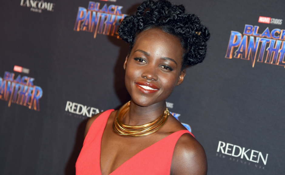 Chadwick Boseman, Lupita Nyong'o, Michael B Jordan arrive at the Black Panther Fashion Week celebration Chadwick Boseman, Lupita Nyong'o, Michael B Jordan arrive at the Black Panther Fashion Week celebration