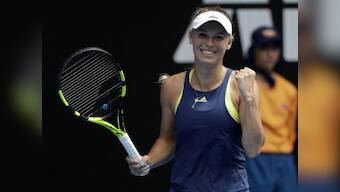 Eastbourne International: Caroline Wozniacki strolls past Kirsten Flipkens; Karolina Pliskova enters third round