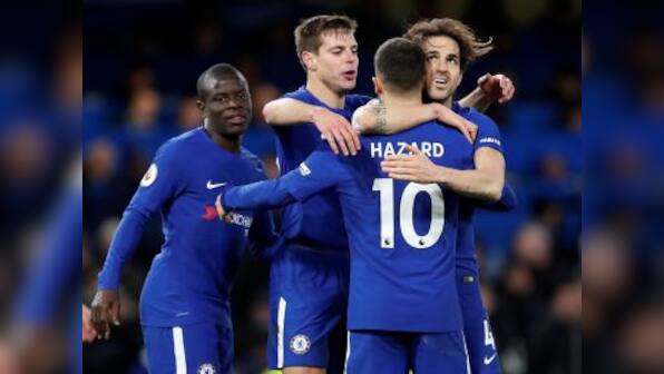 Premier League: Eden Hazard's brace against West Brom hands Chelsea vital win in race for top-four