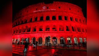 Rome's Colosseum turns red to protest against Pakistan's blasphemy law, death sentence for Asia Bibi