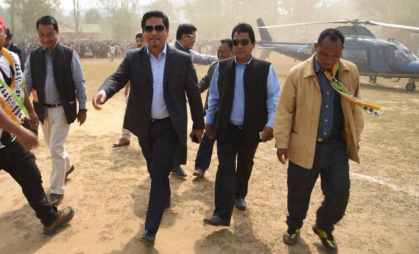 Meghalaya Election: No pre-poll alliance with BJP, says NPP chief Conrad Sangma, terms Hindutva politics a Congress creation Meghalaya Election: No pre-poll alliance with BJP, says NPP chief Conrad Sangma, terms Hindutva politics a Congress creation