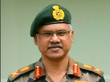 File image of Lt Gen D Anbu. Twitter @NorthernComd_IA