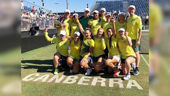 Fed Cup: Ashleigh Barty, Casey Dellacqua beat Nadiia and Lyudmyla Kichenok in doubles to help Australia pip Ukraine