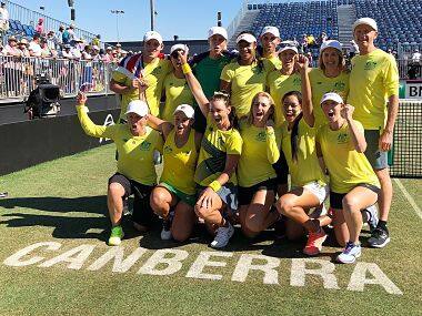 Fed Cup: Ashleigh Barty, Casey Dellacqua beat Nadiia and Lyudmyla Kichenok in doubles to help Australia pip Ukraine
