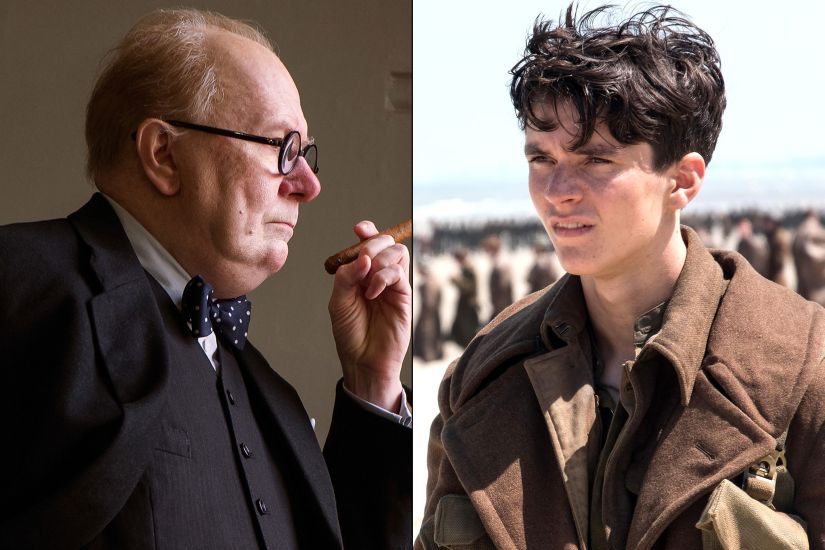 The Darkest Hour (L) and Dunkirk (R)