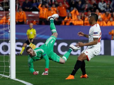 Champions League: David de Gea's heroics help Manchester United hold Sevilla; Shakhtar Donetsk edge AS Roma Champions League: David de Gea's heroics help Manchester United hold Sevilla; Shakhtar Donetsk edge AS Roma