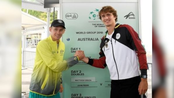 Davis Cup: Germany's Alexander Zverev faces Aussie rookie Alex de Minaur; Jan-Lennard Struff takes on Nick Kyrgios