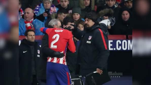 La Liga: Atletico Madrid defender Diego Godin loses three teeth after clash with Valencia goalkeeper Neto