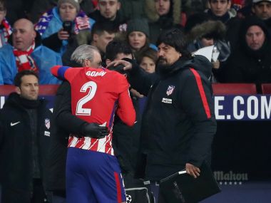 La Liga: Atletico Madrid defender Diego Godin loses three teeth after clash with Valencia goalkeeper Neto La Liga: Atletico Madrid defender Diego Godin loses three teeth after clash with Valencia goalkeeper Neto