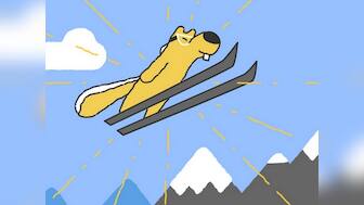 Google Doodle turns its focus to ski jumping on day eleven of the 2018 Winter Olympics