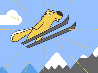 Google Doodle turns its focus to ski jumping on day eleven of the 2018 Winter Olympics Google Doodle turns its focus to ski jumping on day eleven of the 2018 Winter Olympics