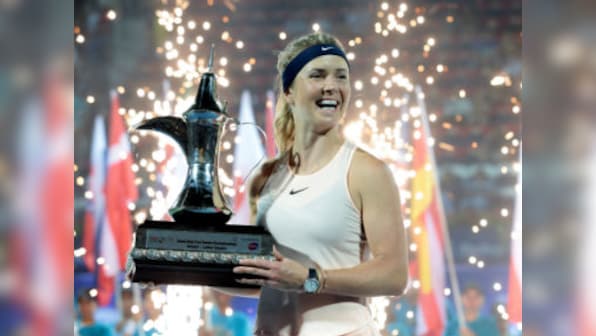 Dubai Tennis Championships: Elina Svitolina defends title with crushing win over Daria Kasatkina in final