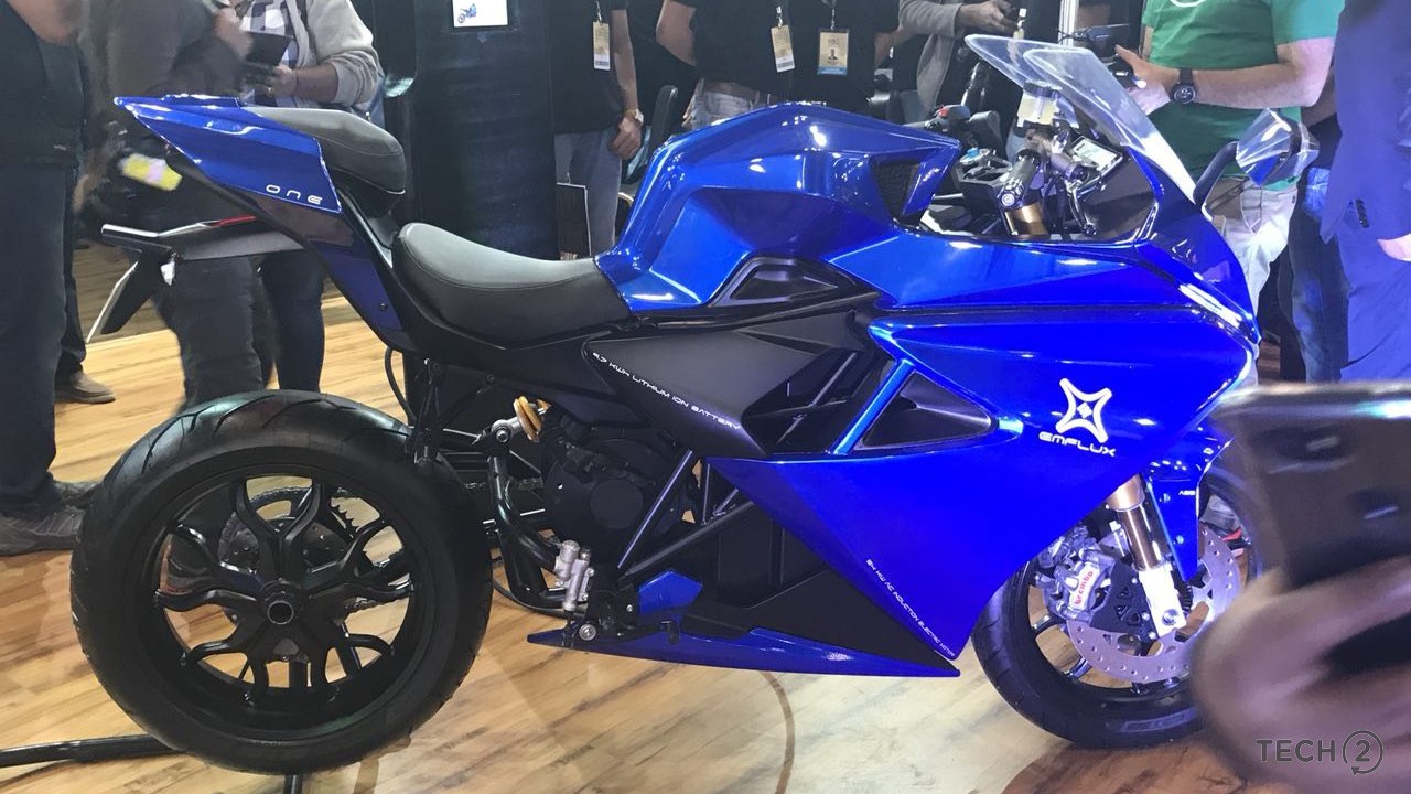 Auto Expo 2018: Emflux One electric superbike launched in ...
