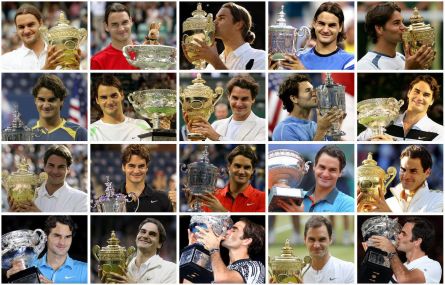 Roger Federer wins 6th Australian Open title: An interactive look at the numbers behind his 20 Grand Slam trophies Roger Federer wins 6th Australian Open title: An interactive look at the numbers behind his 20 Grand Slam trophies