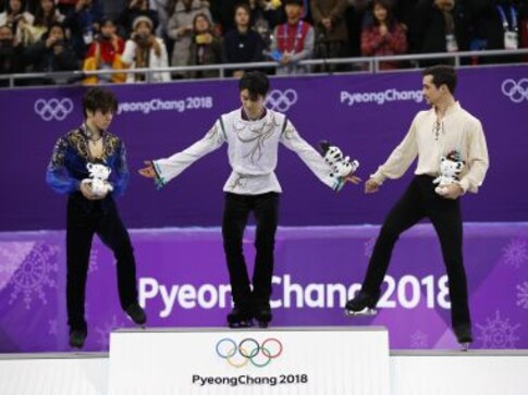 Winter Olympics 2018 Yuzuru Hanyu Defends Figure Skating Gold Nathan Chen Makes History With 8875