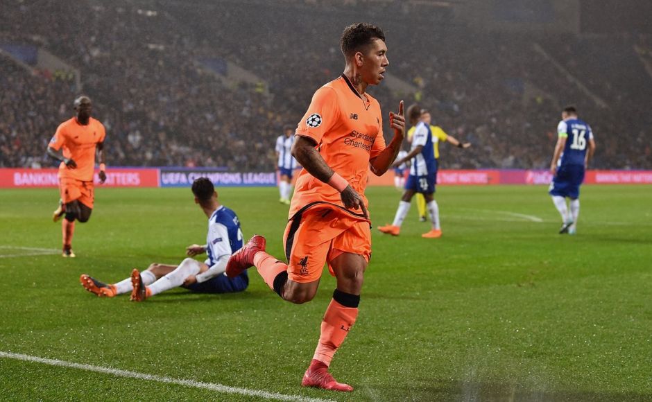 Roberto Firmino continued his goal-scoring run in the Champions League with his eighth goal of the campaign. Image courtesy: Twitter @LFC Roberto Firmino continued his goal-scoring run in the Champions League with his eighth goal of the campaign. Image courtesy: Twitter @LFC