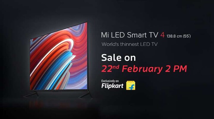 Flipkart lays the foundation of the future of TV’s with its exclusive 55-inch Mi LED Smart TV 4