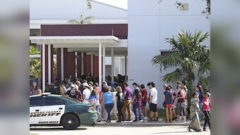 As Donald Trump Govt mulls federal funding for guns in schools, Florida massacre survivors march 50 miles to Smith & Wesson HQ demanding gun control