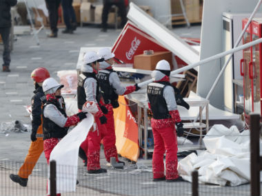 Pyeongchang 2018: Wind chaos injures 16 at Gangneung Olympic Park as weather-induced mayhem continues Pyeongchang 2018: Wind chaos injures 16 at Gangneung Olympic Park as weather-induced mayhem continues