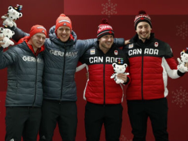 Winter Olympics 2018: Canada, Germany share gold after 'crazy' climax in two-man bobsleigh