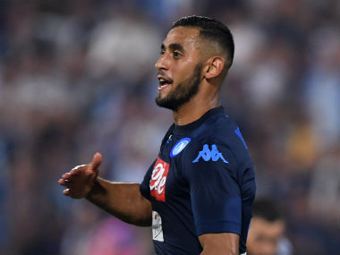 Serie A: Napoli left-back Faouzi Ghoulam suffers suspected fracture to right kneecap in training Serie A: Napoli left-back Faouzi Ghoulam suffers suspected fracture to right kneecap in training