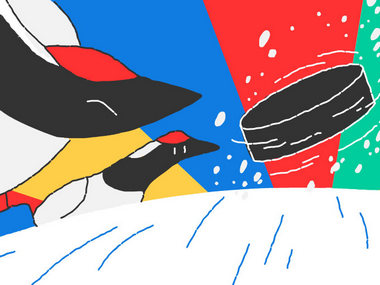 Google Doodle celebrates the team spirit of ice hockey on the 9th day of 2018 Winter Olympics Google Doodle celebrates the team spirit of ice hockey on the 9th day of 2018 Winter Olympics