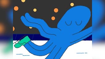 On Day 15, the Google Doodle Snow Games continue with a figure skating octopus attempting a 'double-quad'