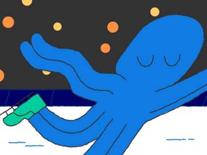 On Day 15, the Google Doodle Snow Games continue with a figure skating octopus attempting a 'double-quad'