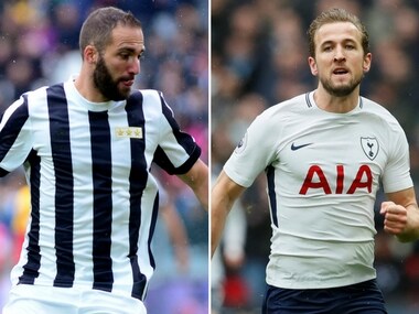 Harry Kane and Gonzalo Higuain, two of the best strikers in European football, will be up against each other. Reuters