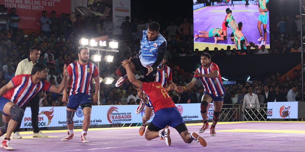 Federation Cup Kabaddi: Services, Karnataka book semi-final spots