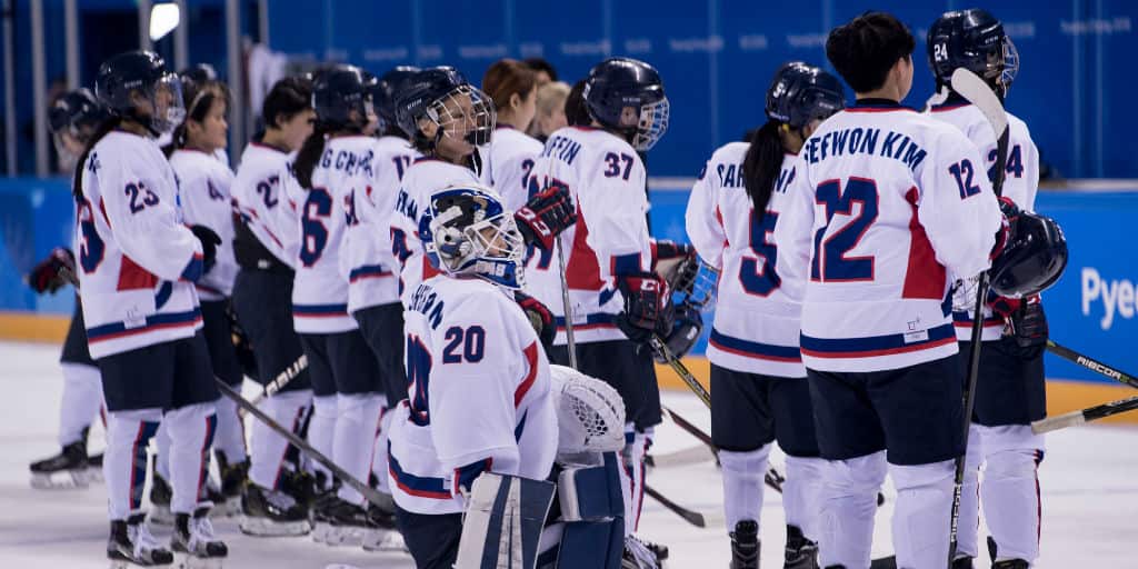 Winter Olympics 2018 North Korean media laud unified women's ice hockey team but fail to
