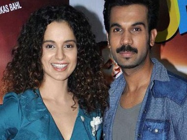 Kangana Ranaut, Rajkummar Rao to reunite on screen after Queen for a psychological thriller Kangana Ranaut, Rajkummar Rao to reunite on screen after Queen for a psychological thriller