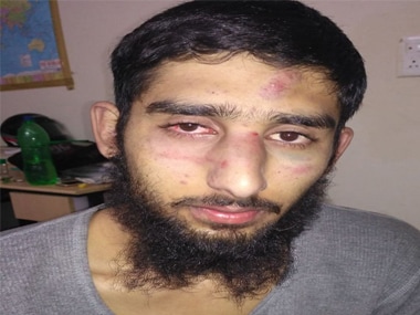 File image of one of the Kashmiri students assaulted in Haryana on Friday. News18