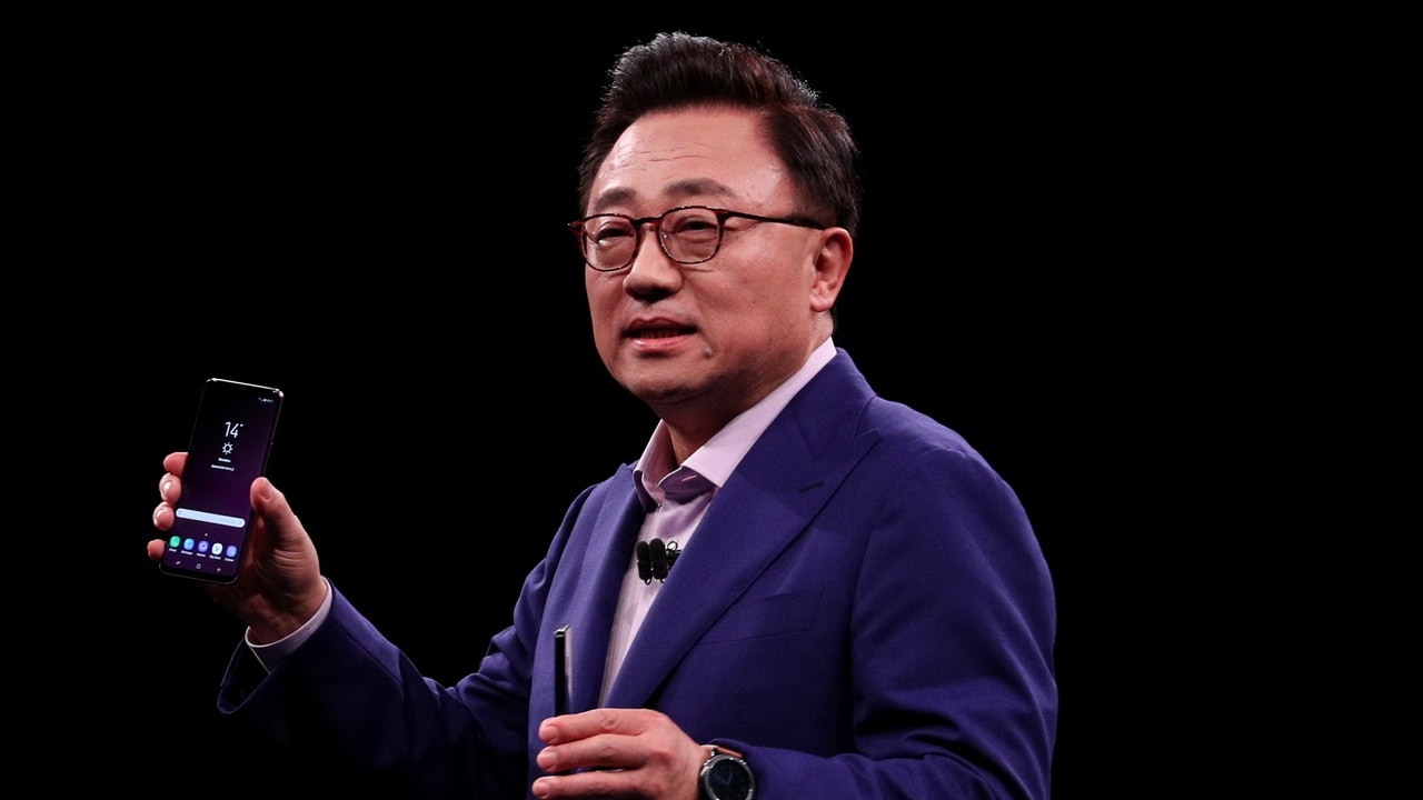 DJ Koh, Samsung's Mobile Communications Business president at MWC earlier this year. Image: Reuters