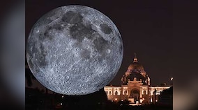 23-foot-wide lunar replica unveiled at Kolkata's Victoria Memorial Hall