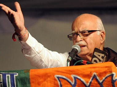 File image of LK Advani. AFP