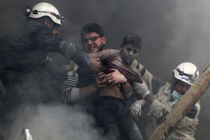 A still from Last Man in Aleppo