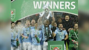 League Cup: Manchester City dominate Arsenal in final to claim first silverware of Pep Guardiola era
