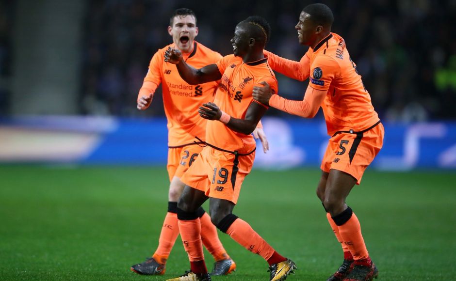 Sadio Mane scored a hat-trick as Liverpool thrashed Porto 5-0. Image courtesy: Twitter @LFC Sadio Mane scored a hat-trick as Liverpool thrashed Porto 5-0. Image courtesy: Twitter @LFC